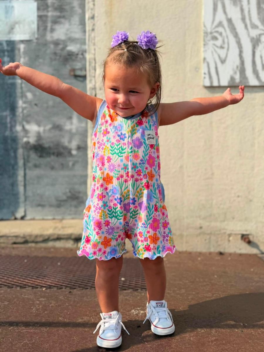 Sunny shorts romper, photo 1 of 3