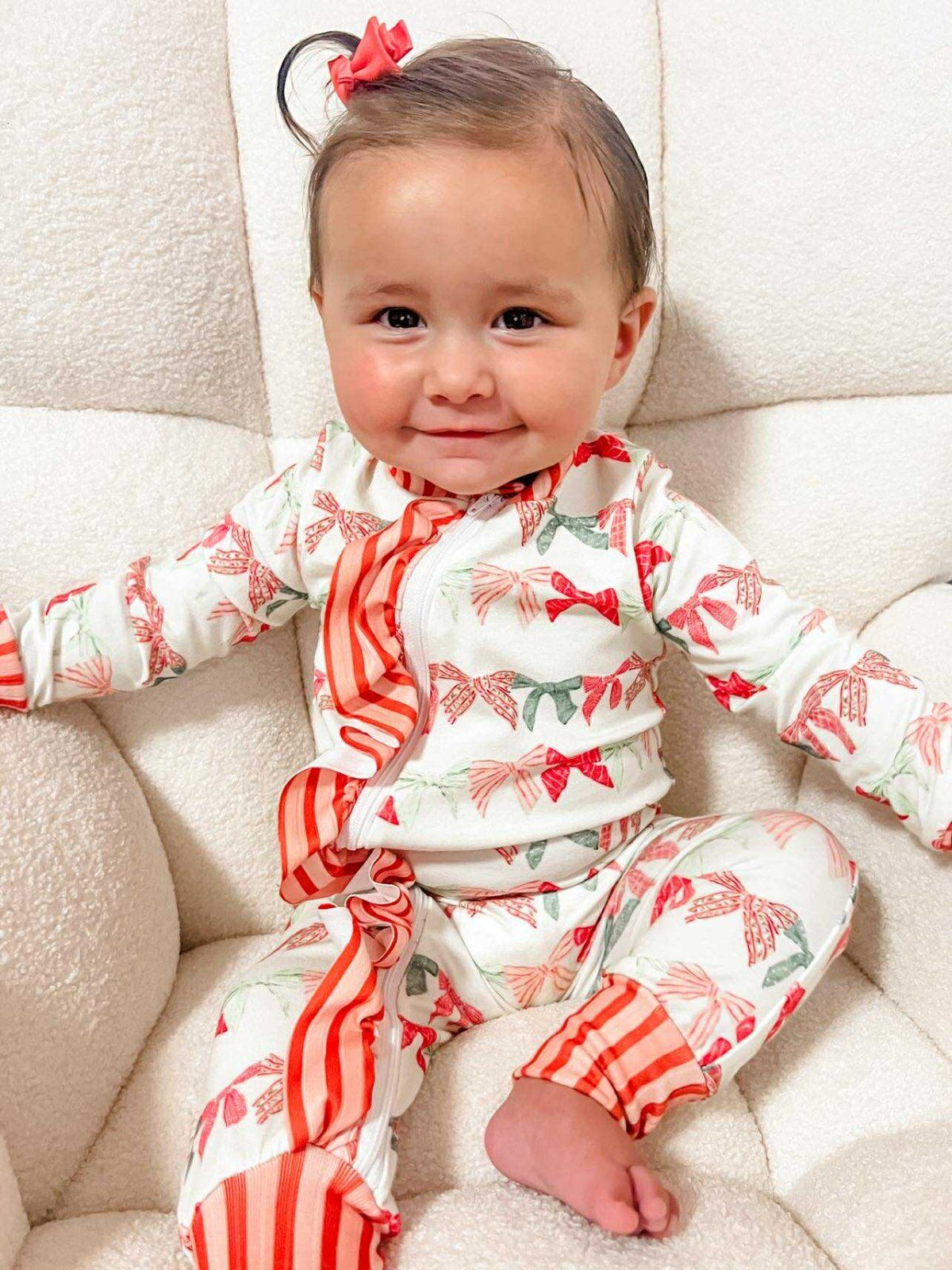 Zipper sleeper WITH Ruffles